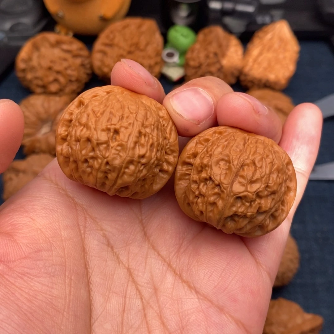 文玩核桃把件34全品乾隆磨