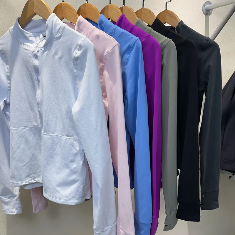 立领瑜伽服外套运动跑步户外健身