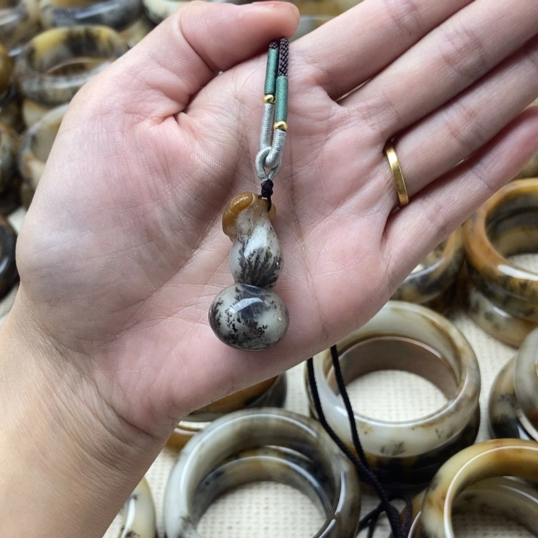 未镶嵌手镯石英质玉葫芦吊坠128米