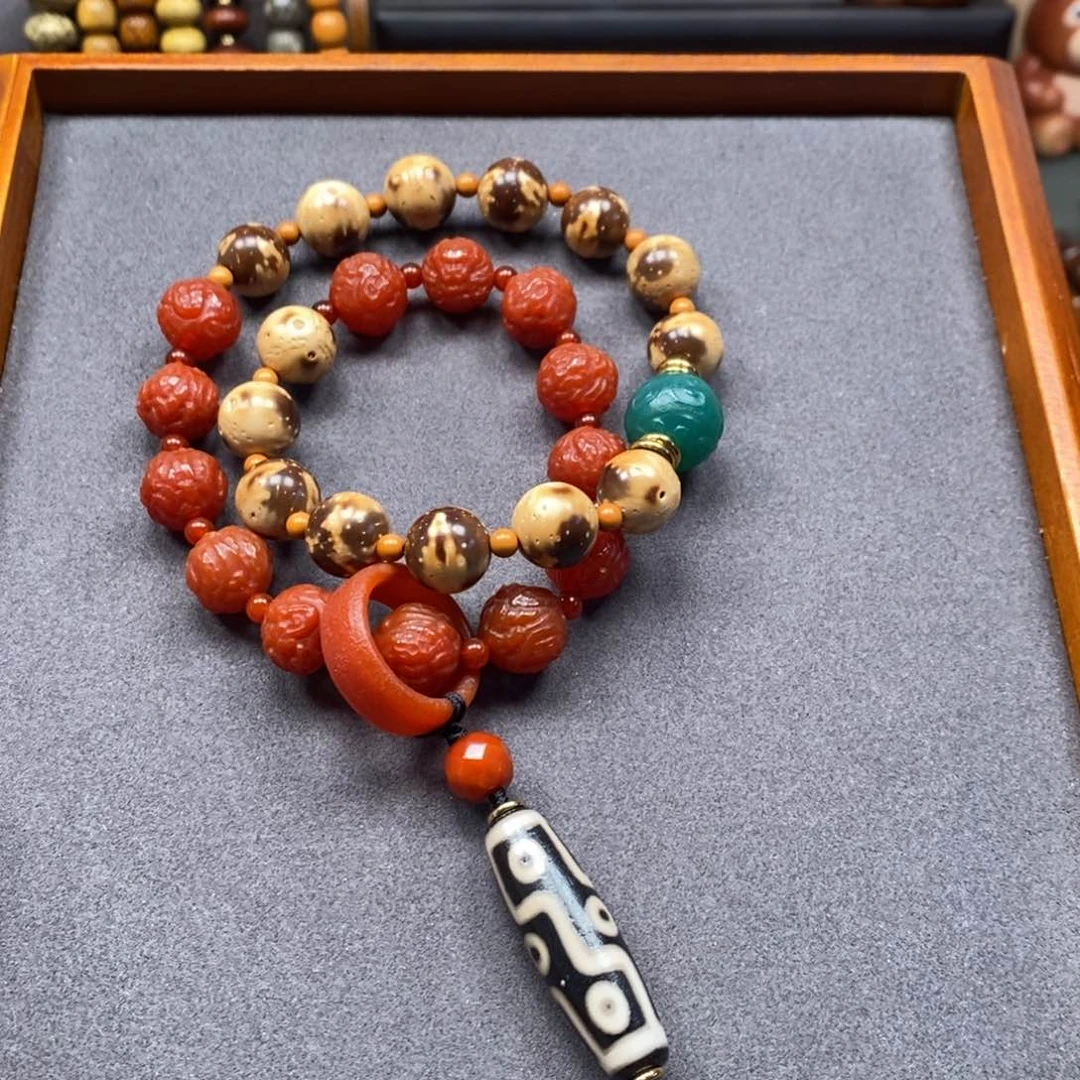 菩提把件未镶嵌紫金鼠