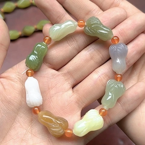 和田玉手串未镶嵌