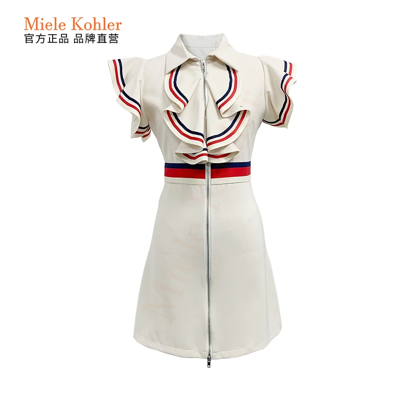 时尚气质无袖连衣裙气质显瘦中长裙MKHN637【澳门小源同款】