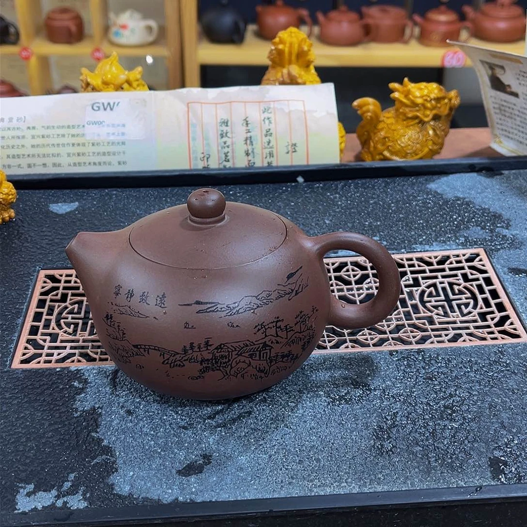 紫砂茶案紫砂壶400cc