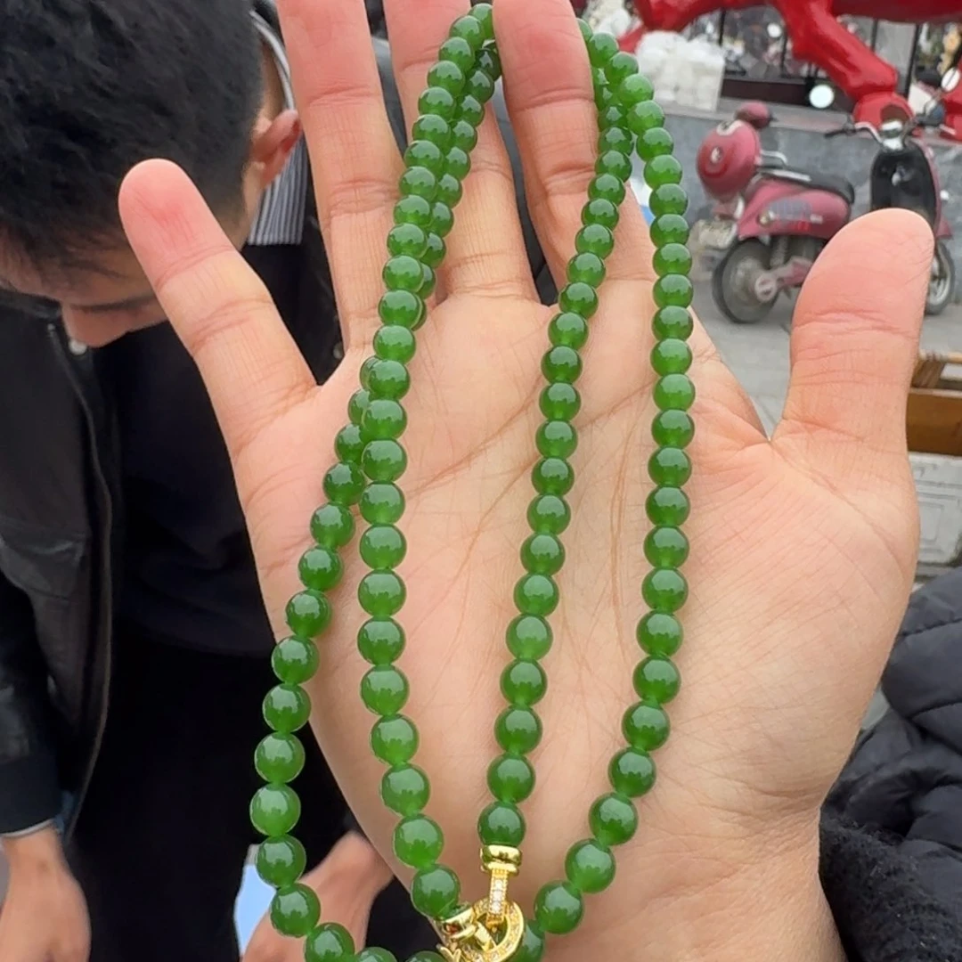 和田玉未镶嵌颈饰卡6碧玉高货门总多样性拍一发一