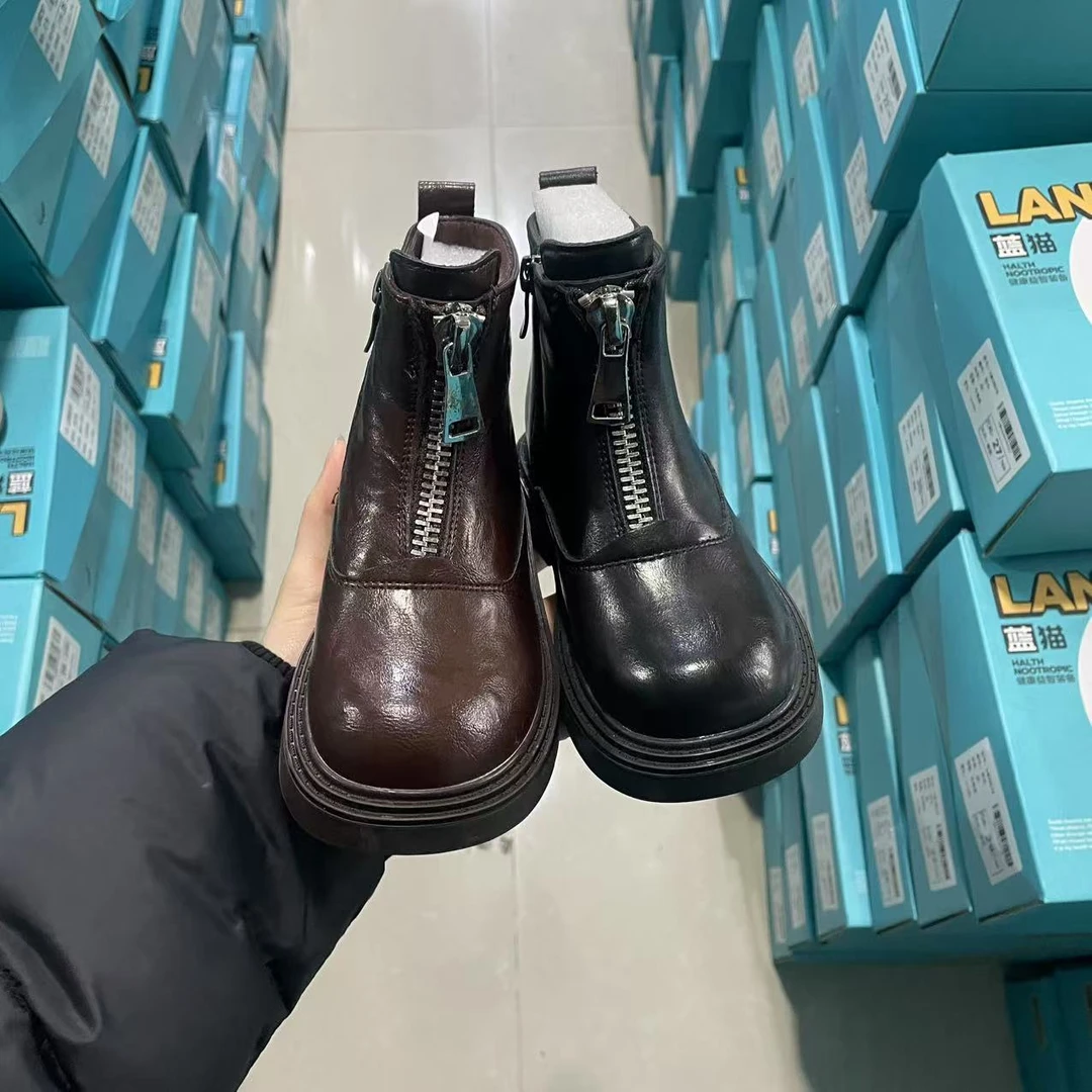 0207-15 英伦风百搭时装靴女童靴 XX  LM 1007 A