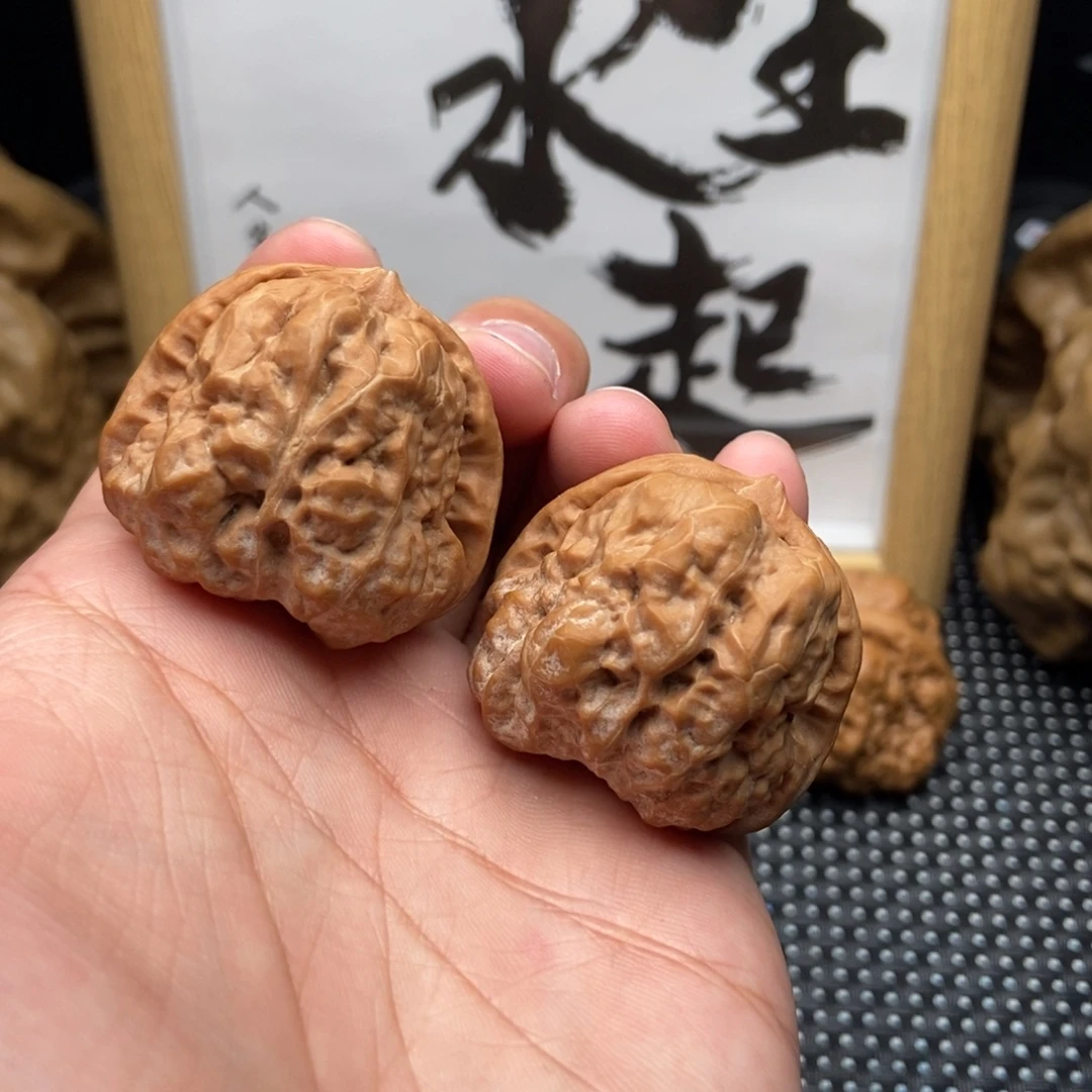 文玩核桃把件38全品蛤蟆头