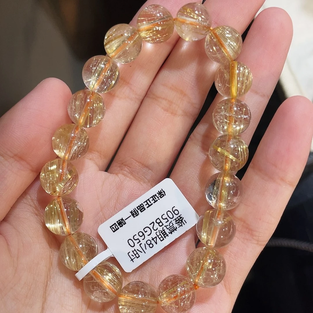 手链发晶未镶嵌顺发发晶10mm