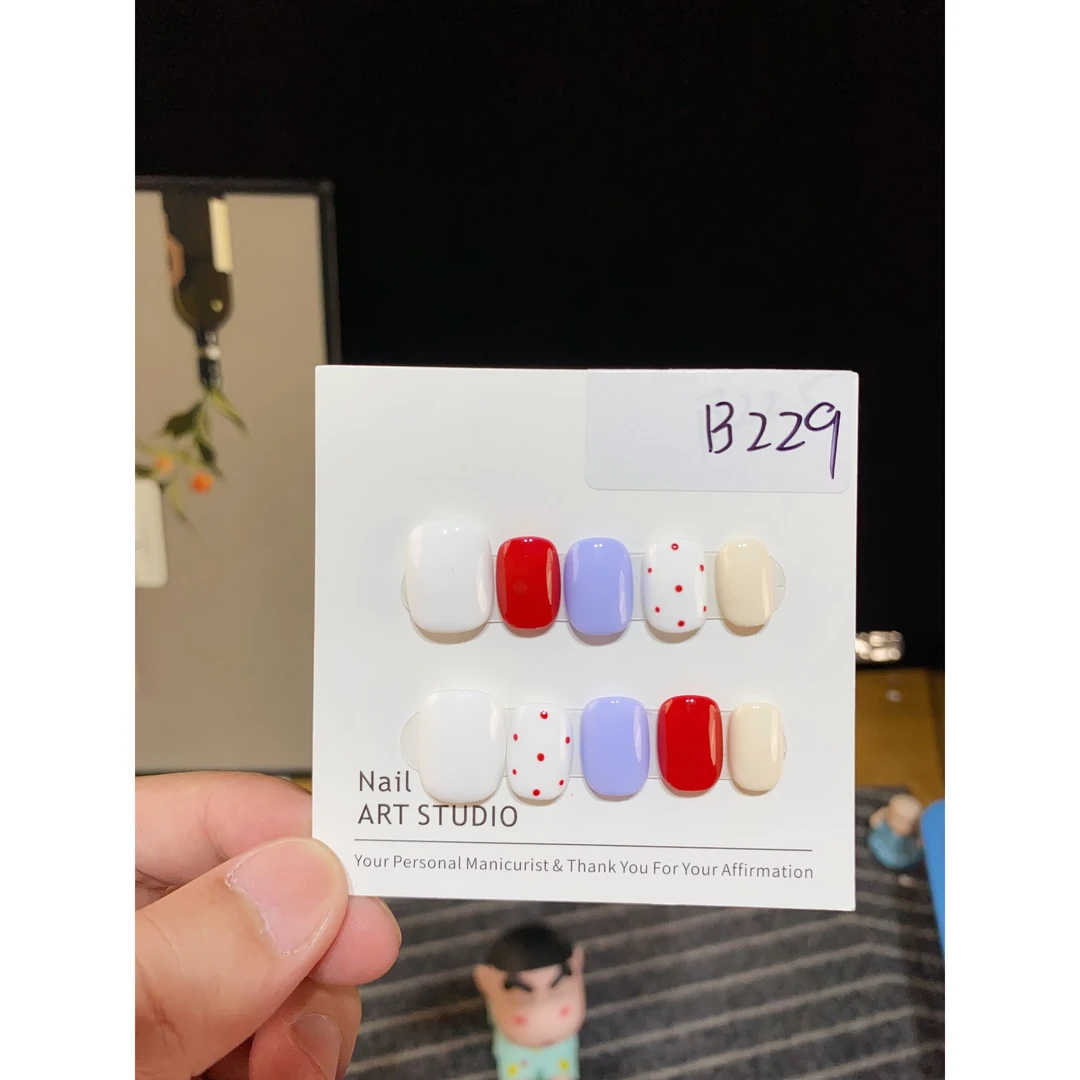 【调色盘】纯手工穿戴甲猫眼气质显白轻奢温柔百搭款可拆卸美甲贴