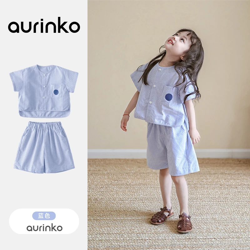 女童短袖套装夏季宝宝时髦洋气两件套小女孩夏装夏款韩版童装衣服