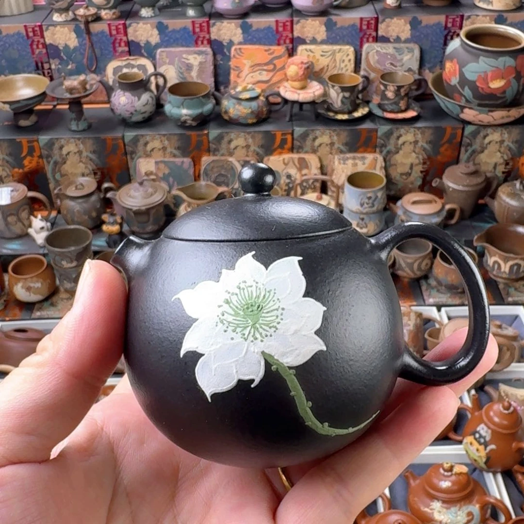 茶杯紫砂150ml原矿精工半手