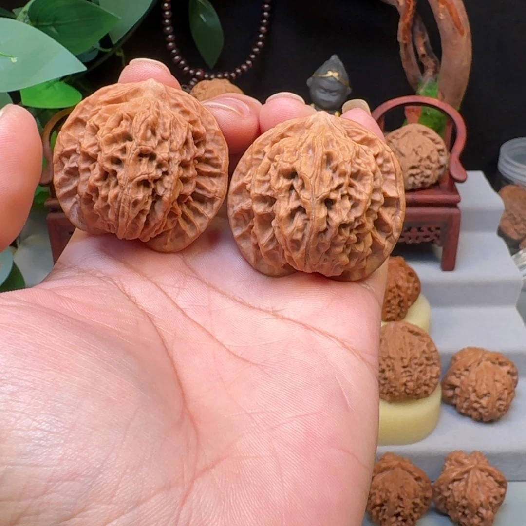 文玩核桃把件-42盘龙纹