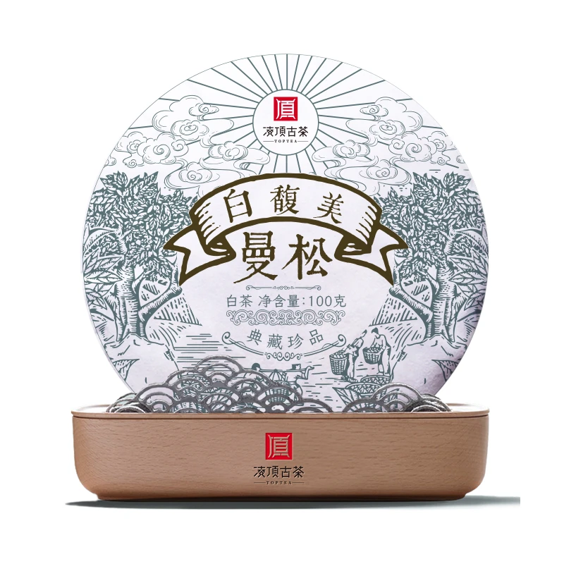 【凌顶古茶】2022年曼松白馥美白茶100g/饼