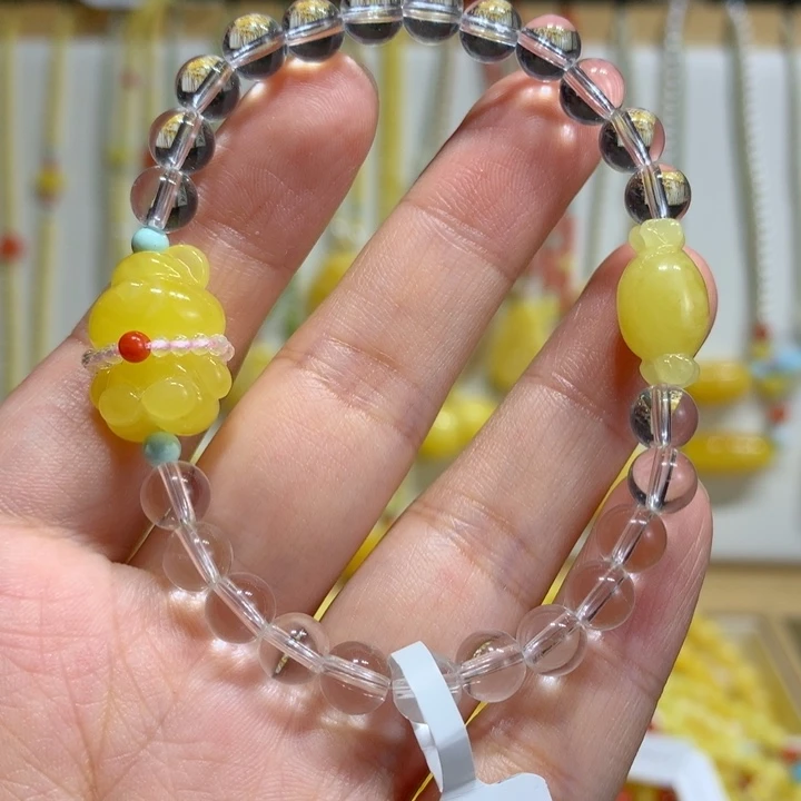 未镶嵌手链水晶6.5mm