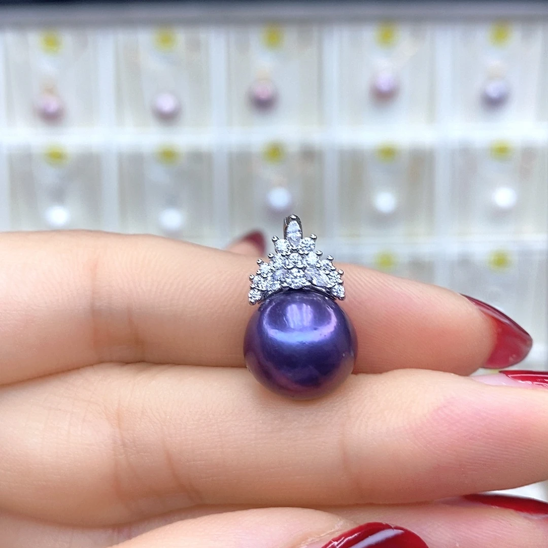 颈饰合金淡水珍珠