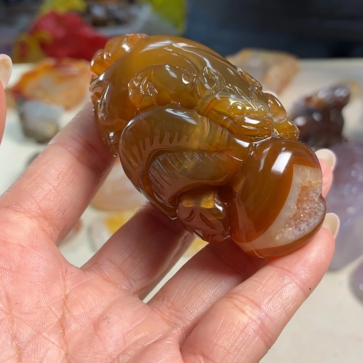 玛瑙/玉髓未镶嵌吊坠(不含链)