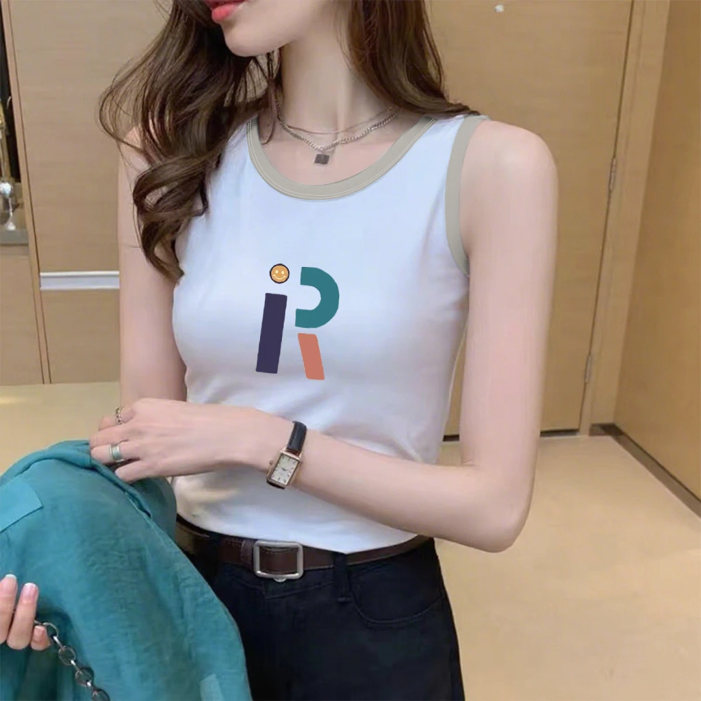 100%纯棉背心女士打底时尚休闲百搭吊带夏季新款韩版纯色无袖上衣