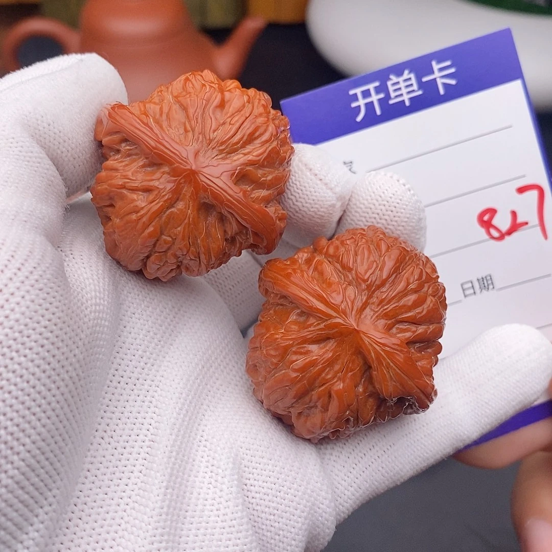 文玩核桃把件41磨盘827