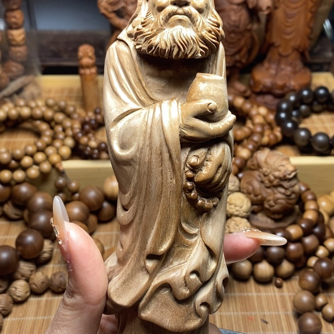 檀香木把件手串摆件