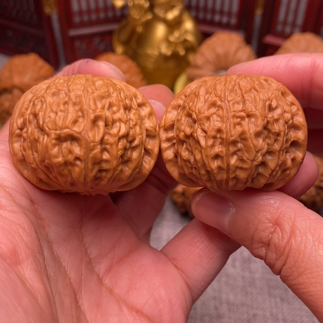 文玩核桃把件毕业精品乾隆磨38尺