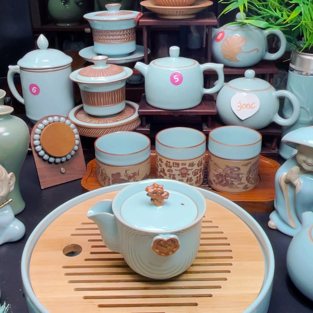 【闪购商品】长****人汝州单壶，壶，壶，壶，杯