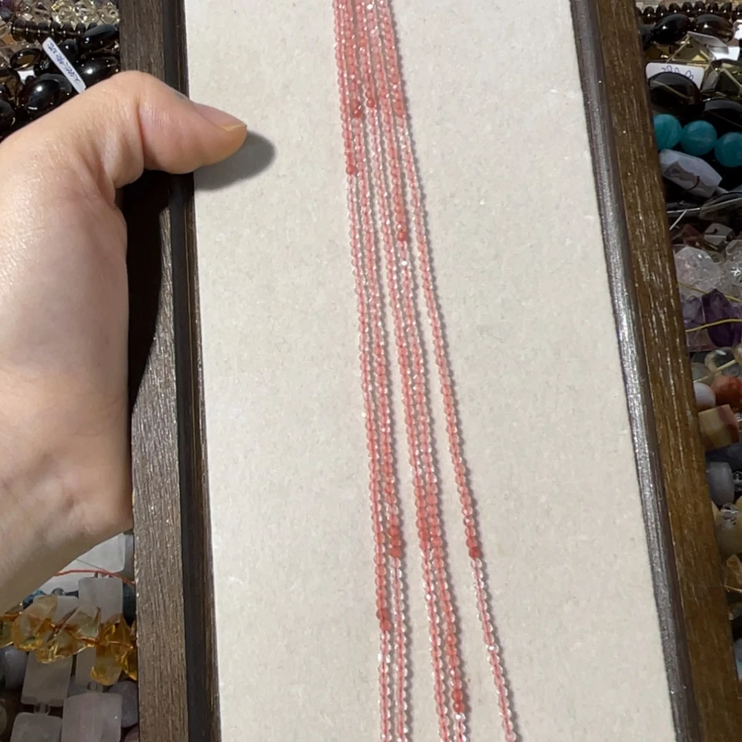 玛瑙/玉髓散珠西瓜晶渐变卡3