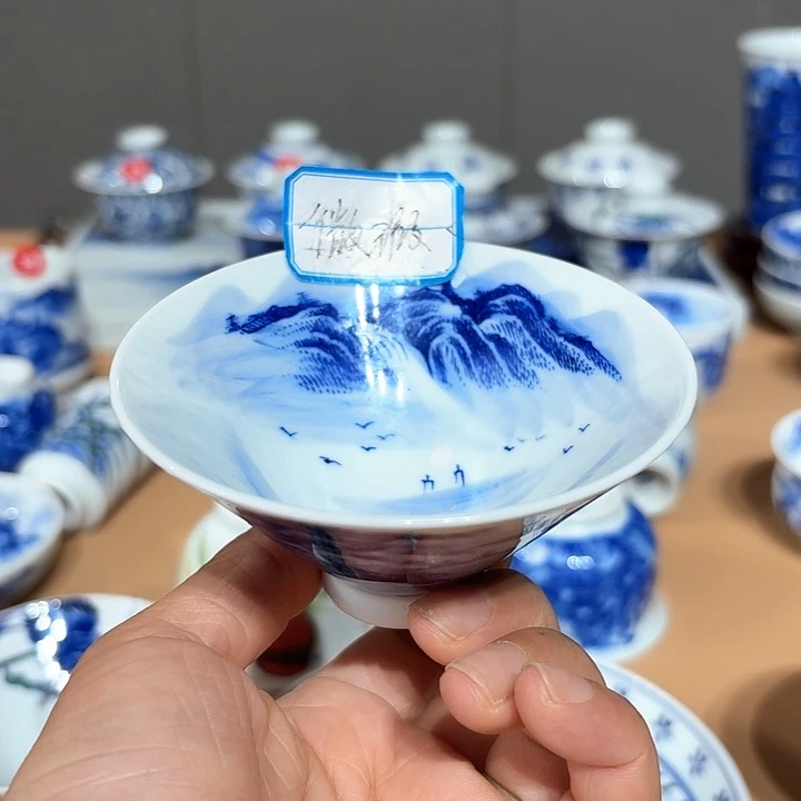 景德镇纯手工手绘斗立杯