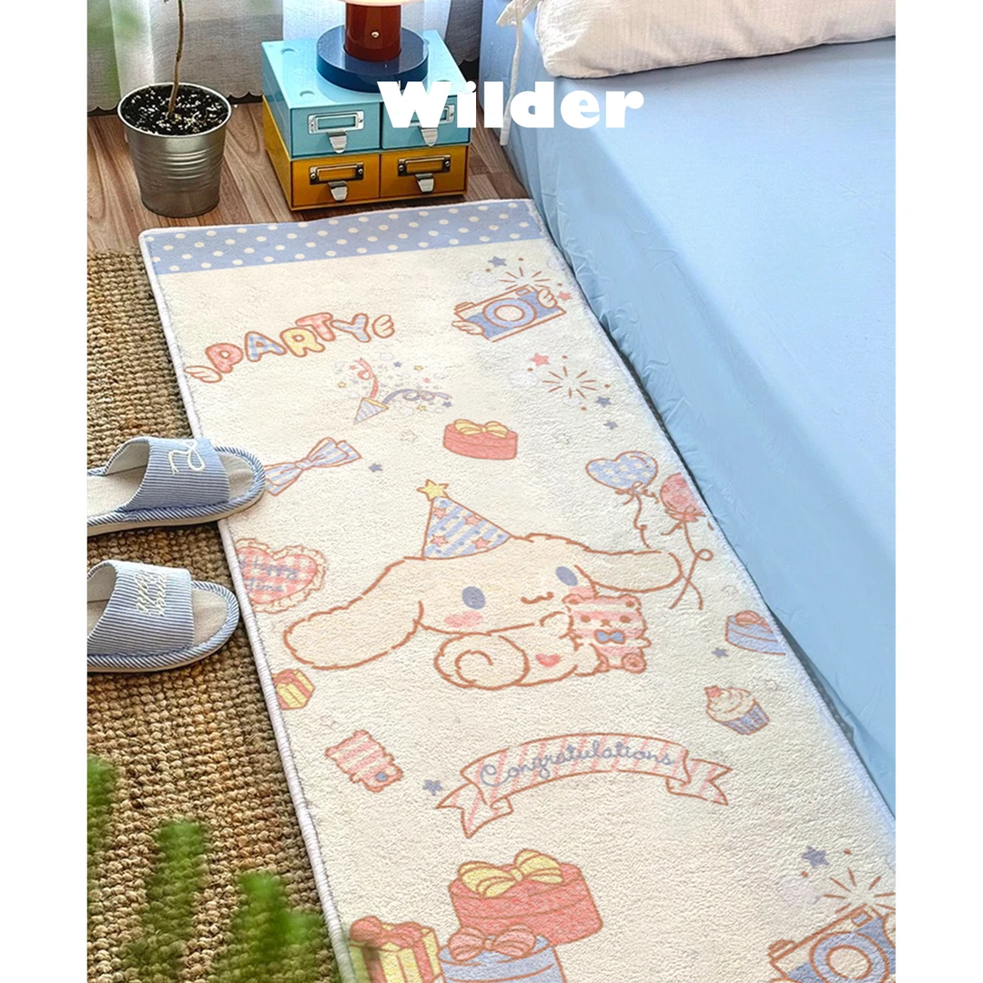 卡通玉桂狗卧室床边毯客厅沙发地垫加密可水洗可爱少女心ins地毯