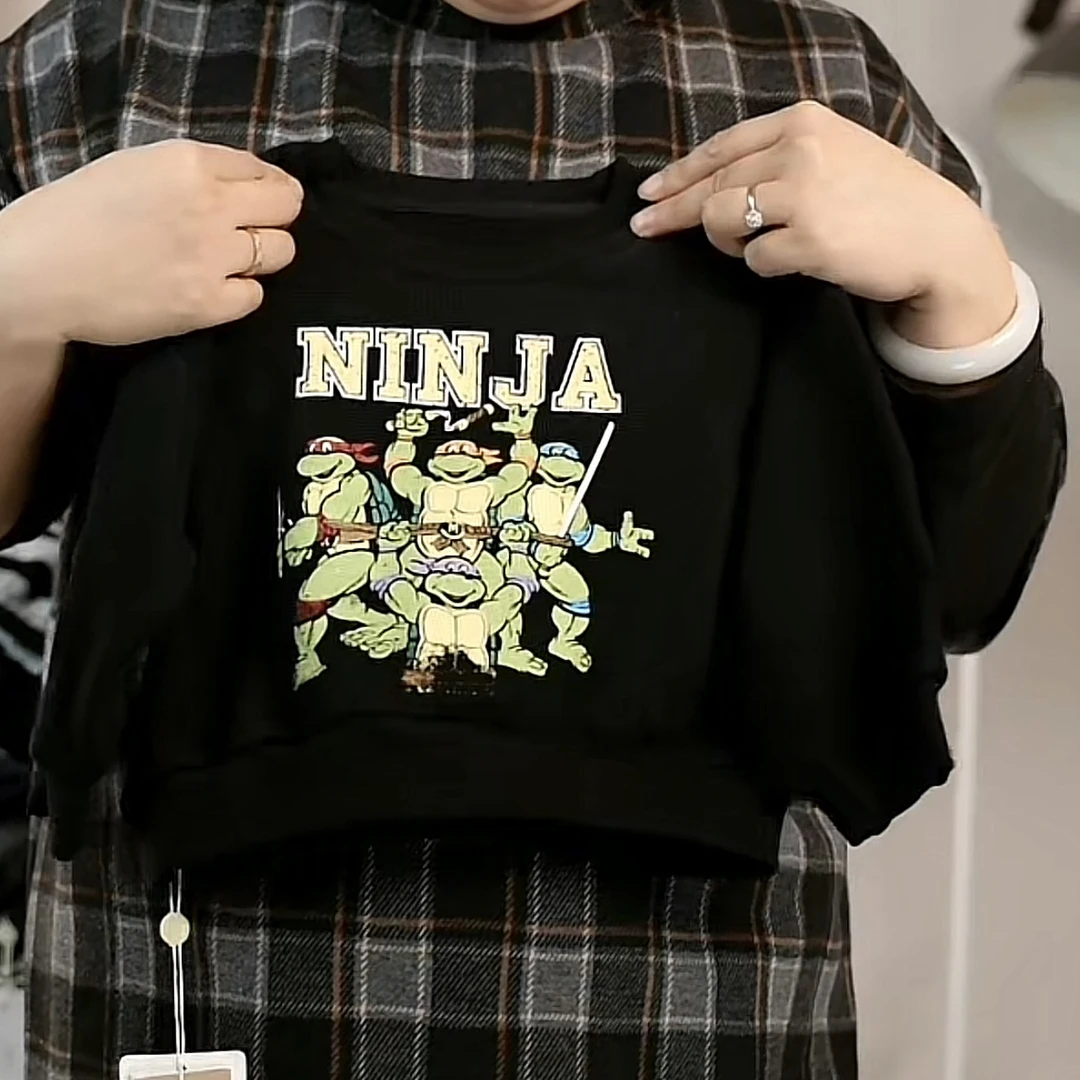 男女童卡通字母春款卫衣