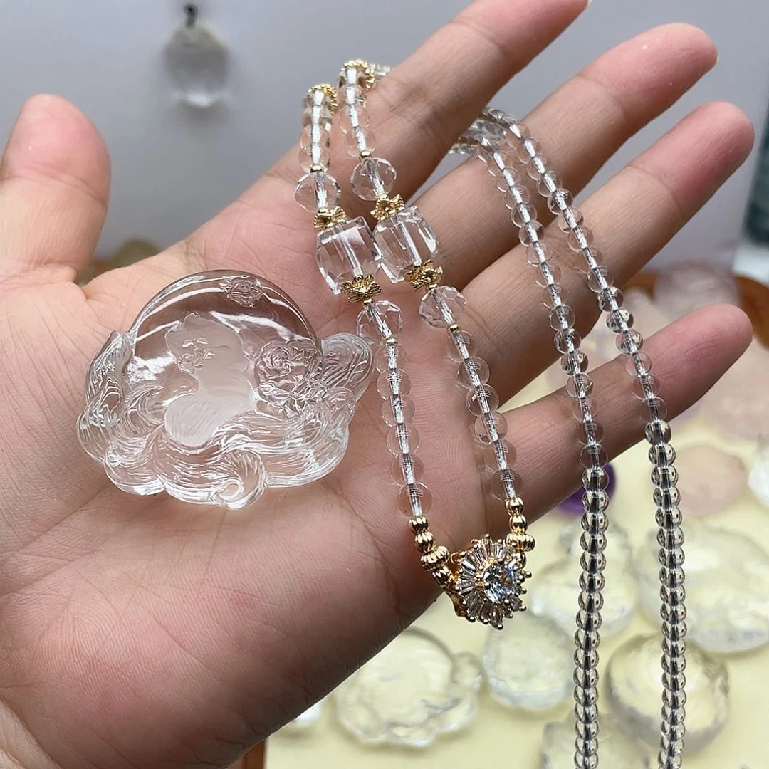 未镶嵌吊坠(赠链)水晶꧁****꧂