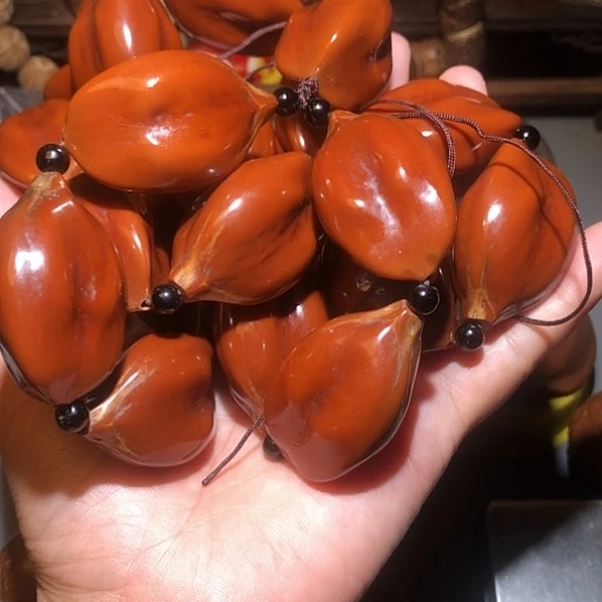 把件橄榄核异型楞骨橄榄脖挂