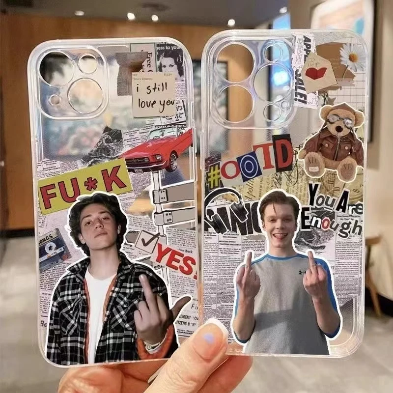 无耻之徒适用于苹果iPhone16promax/15/14/13/12透明软胶手机壳