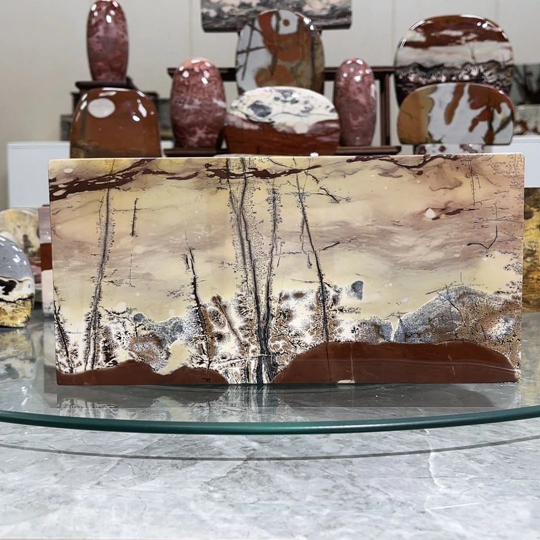 广西石顺**道国画石摆件