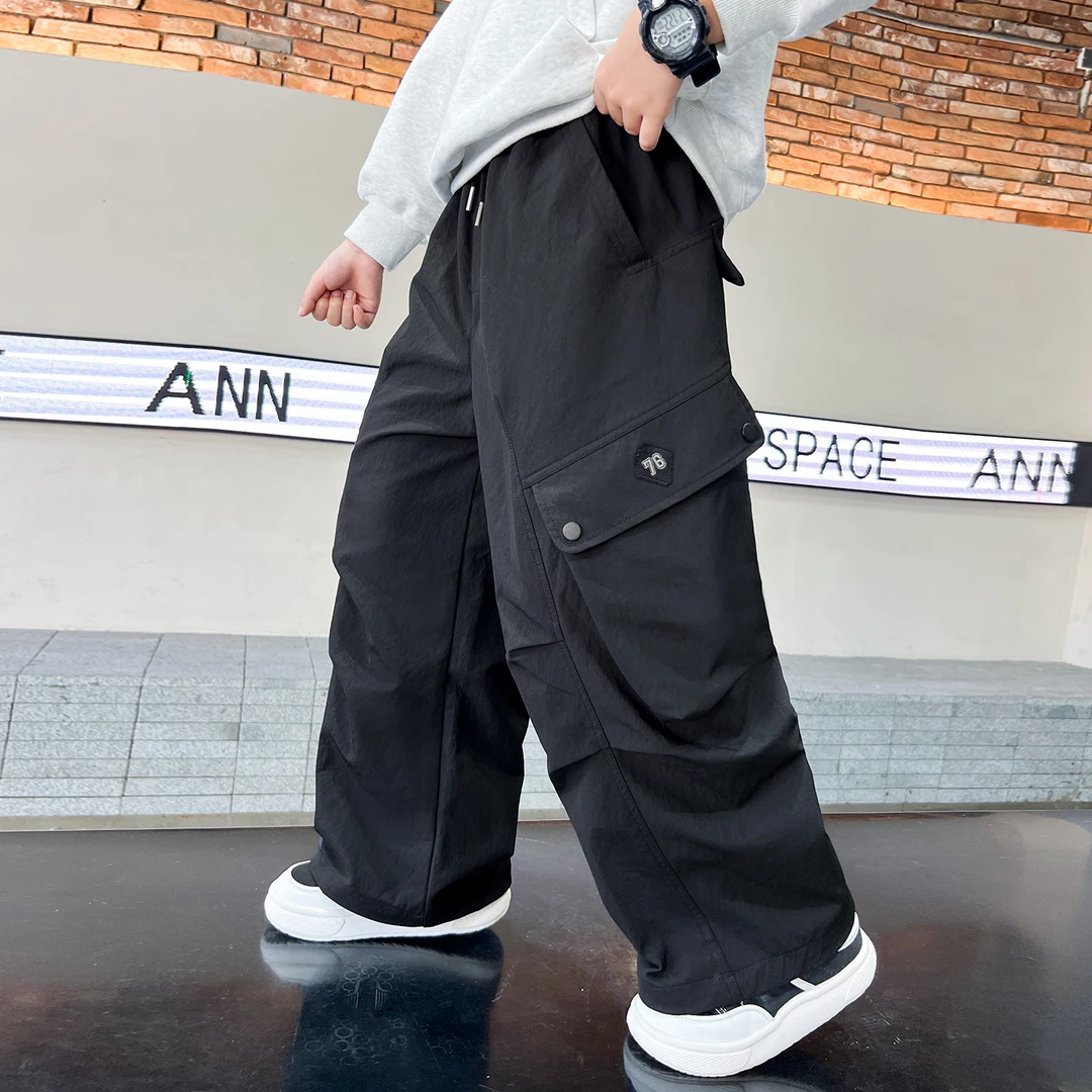 男童春秋款休闲裤2025新款中大儿童秋装长裤网红潮【滔滔】A5248