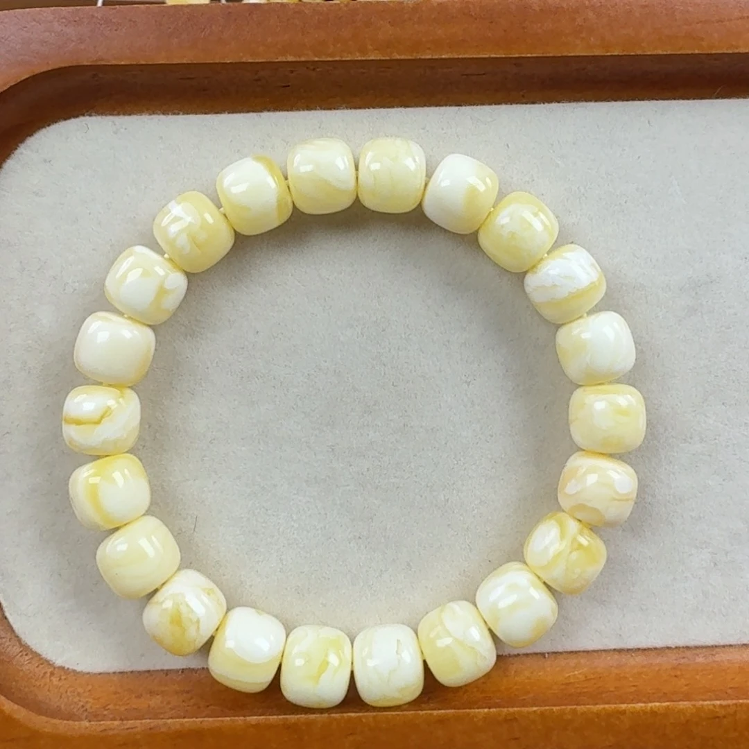 j***r未镶嵌琥珀手链10mm裸发