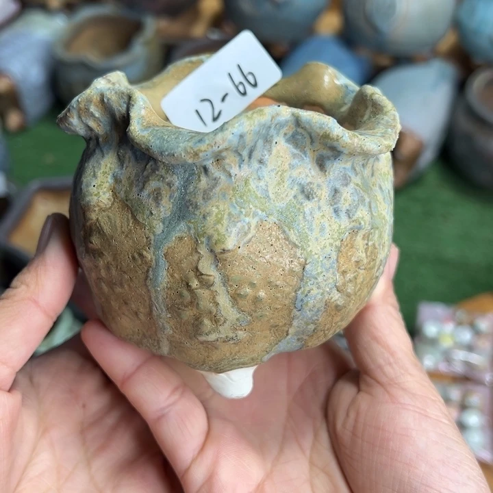 陶瓷12-66花盆小鹿