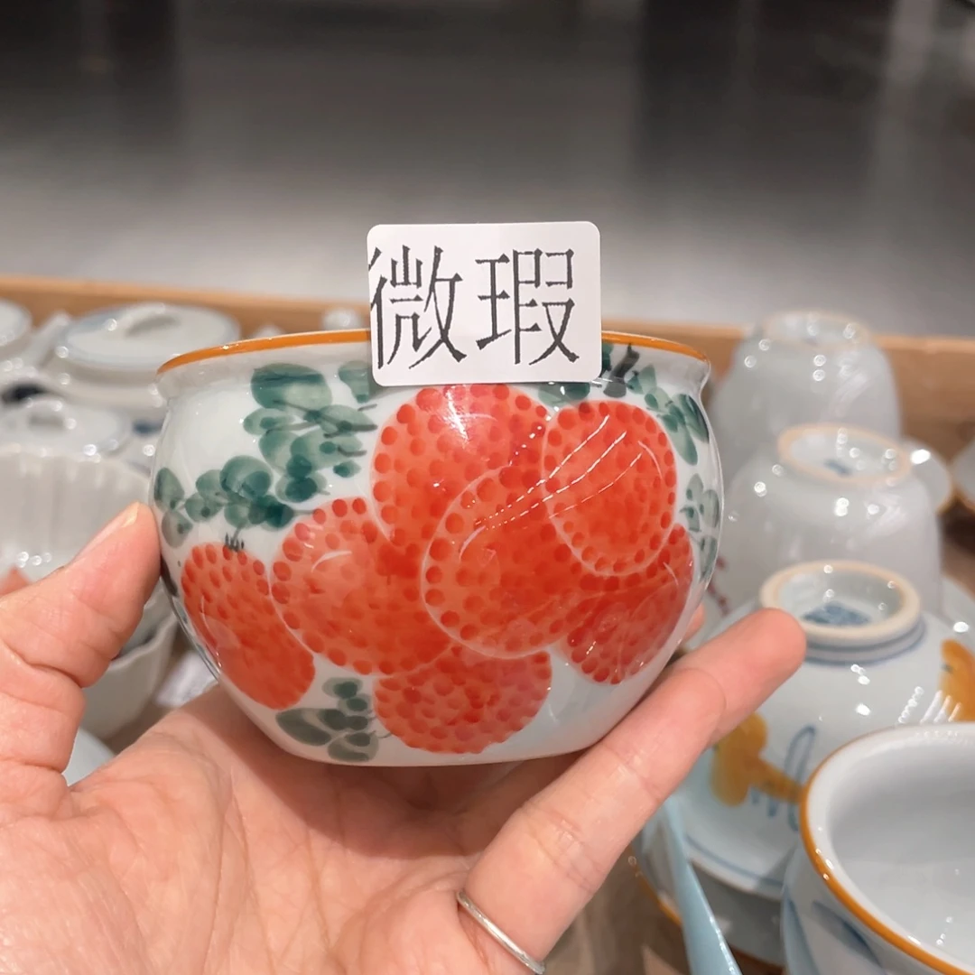 釉下彩纯手绘微瑕咯