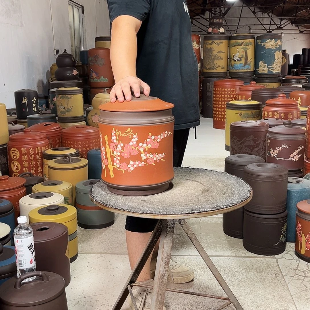 紫砂茶叶罐茶叶罐