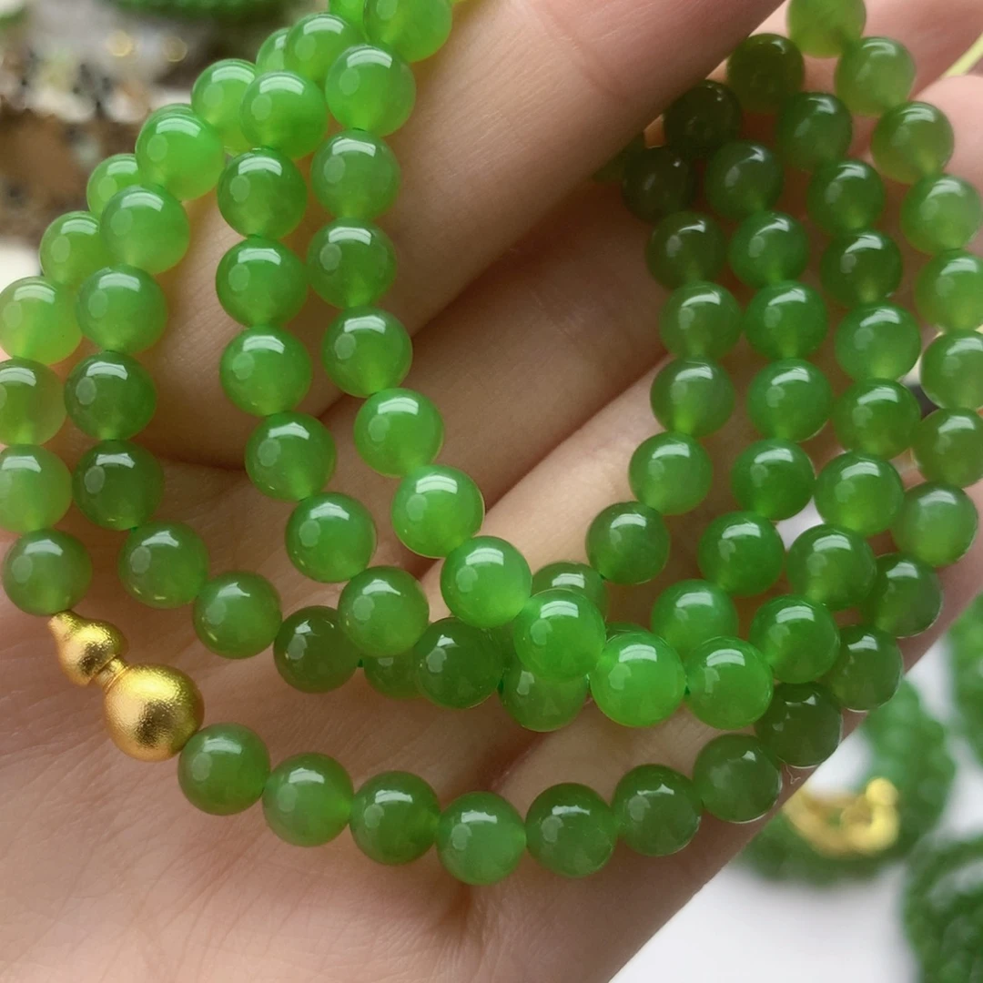 和田玉未镶嵌手链