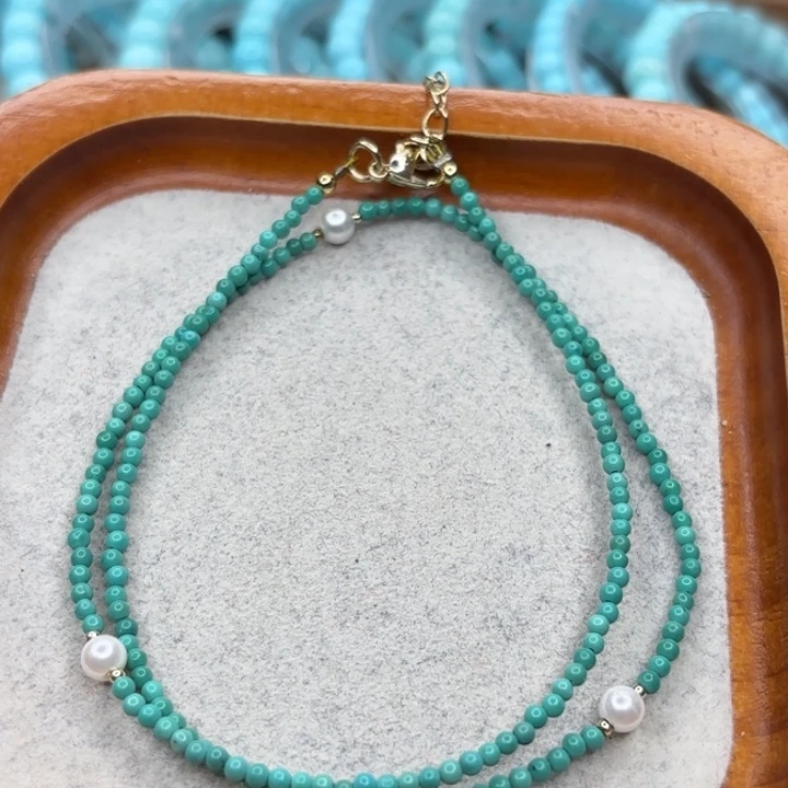 绿松石未镶嵌手链