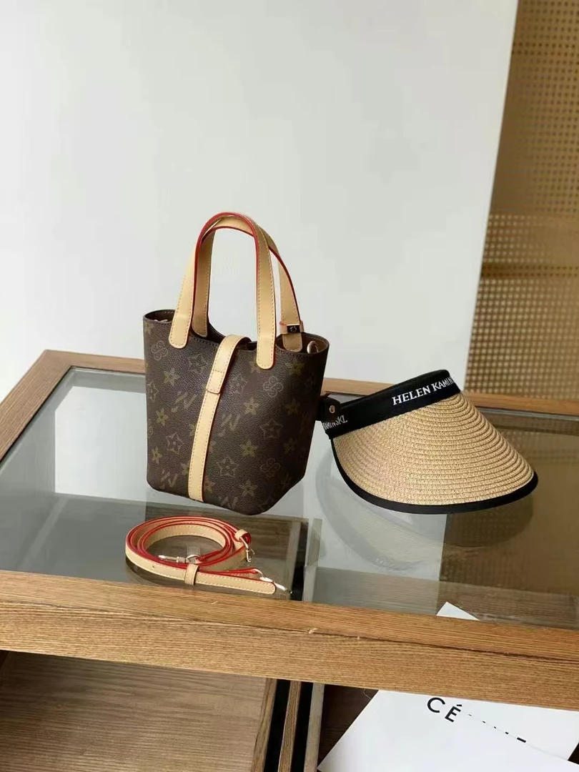 阿青大号百搭小众女包（时尚菜篮包）轻奢水桶包单肩斜跨肩包女士