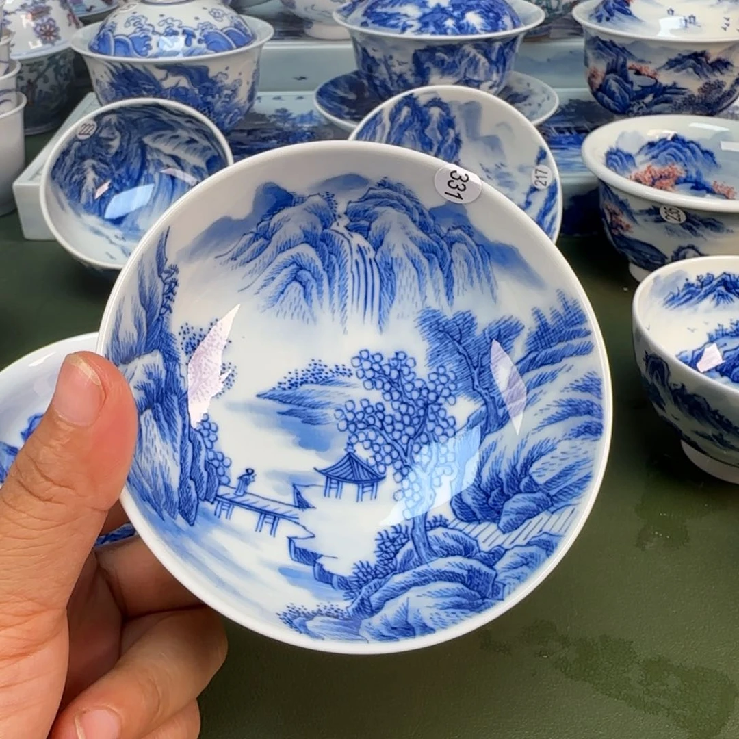 景德镇纯手绘茶具圆圆264