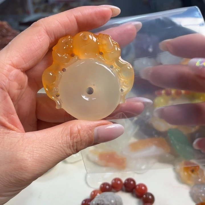 未镶嵌吊坠(不含链)玛瑙/玉髓