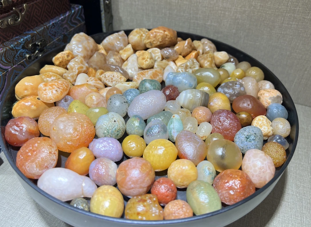 戈壁彩石奇石精选