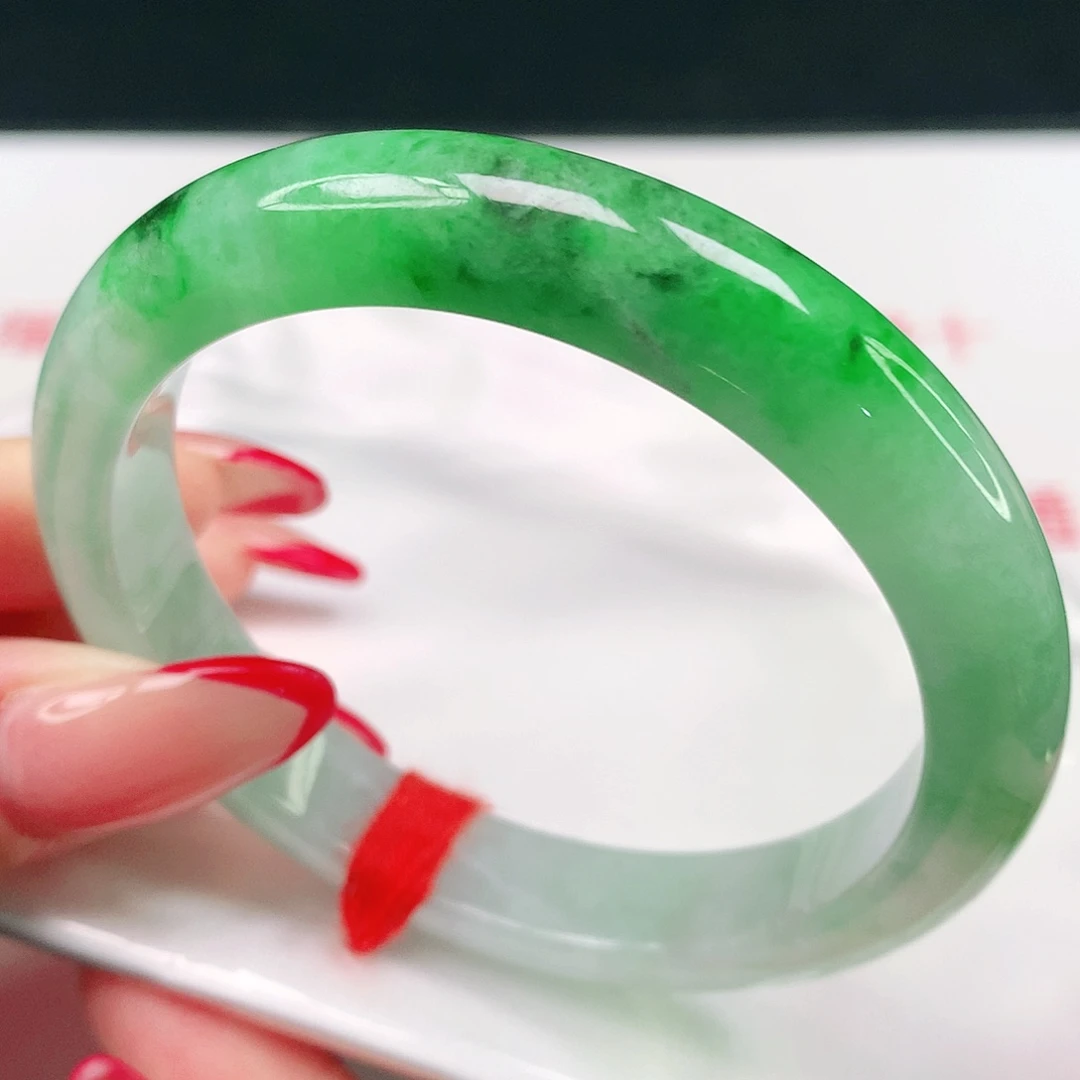 翡翠未镶嵌手镯天然翡翠1372