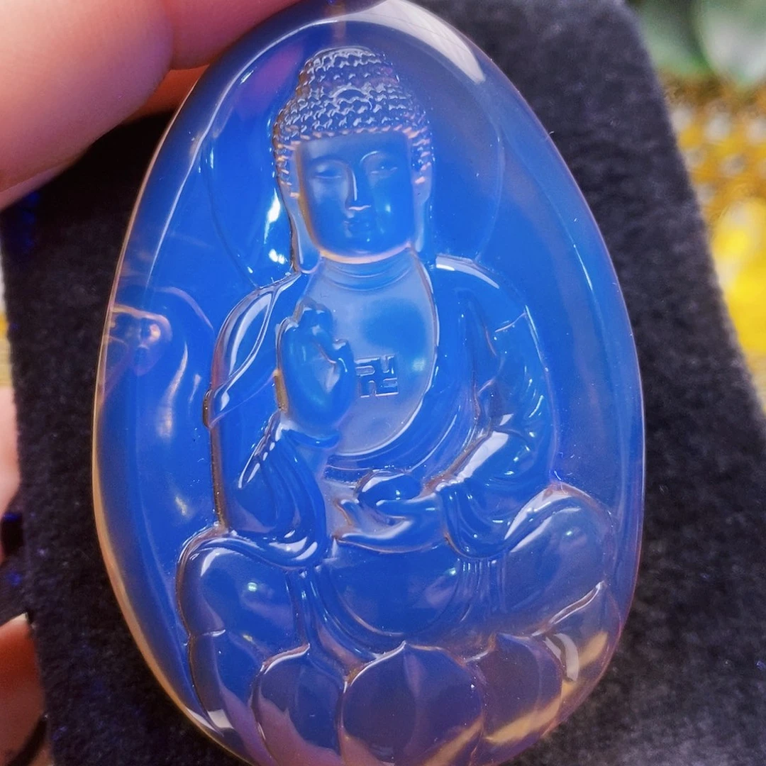 【闪购商品】蓝珀吊坠(不含链)未镶嵌