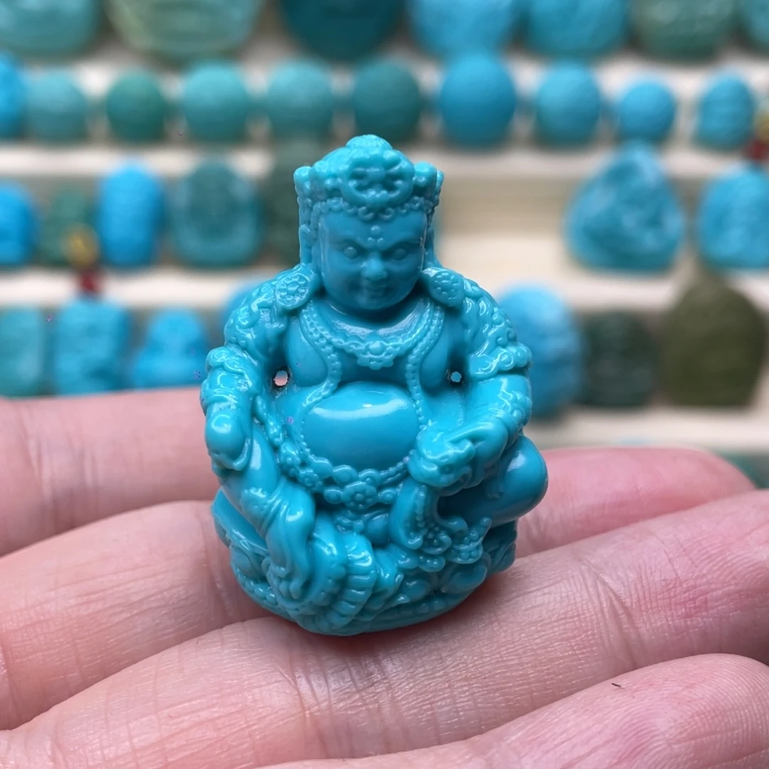 绿松石未镶嵌颈饰