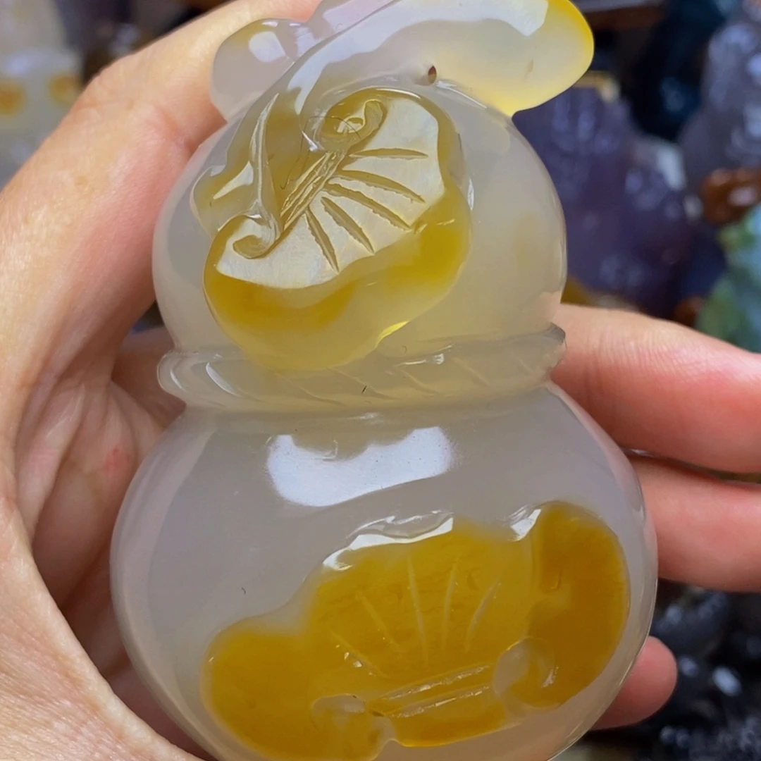 玛瑙/玉髓未镶嵌把件