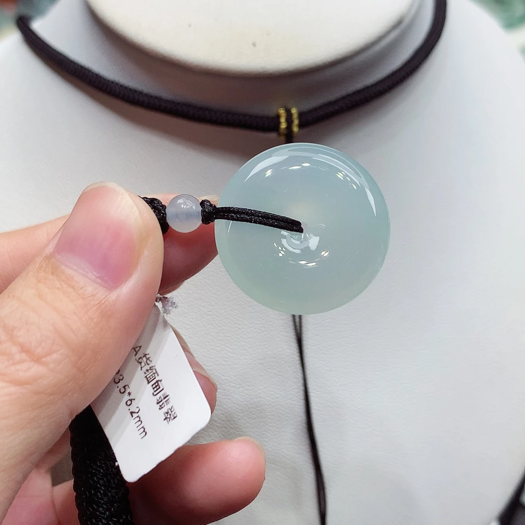 颈饰未镶嵌翡翠编号8，23.5/6.2