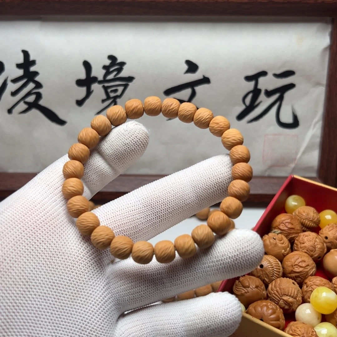 D***白猴头核桃吊坠全品云锦