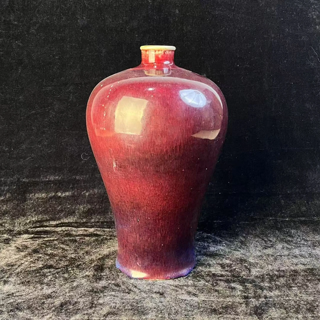 清代祭红釉大梅瓶